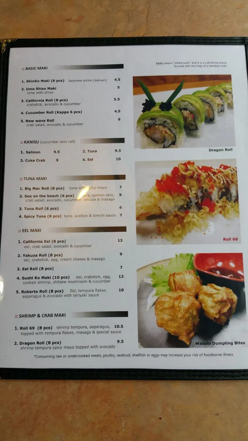 Menu 4