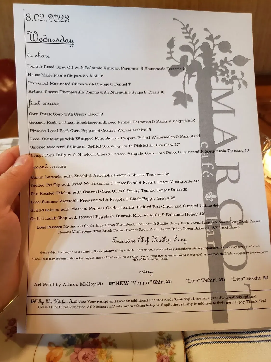 Menu 4