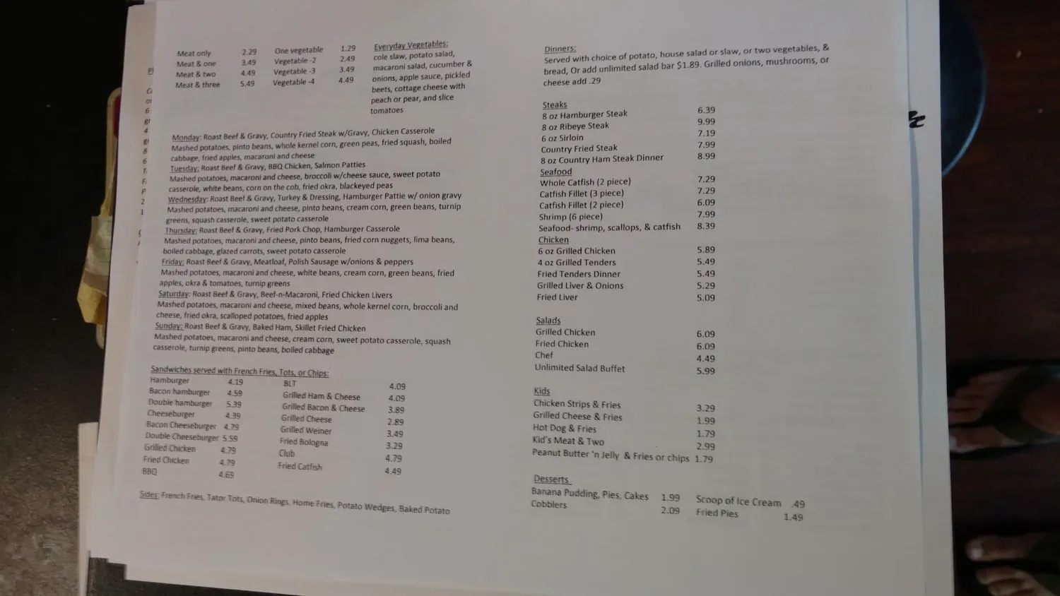 Menu 2