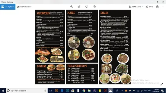 Menu 5