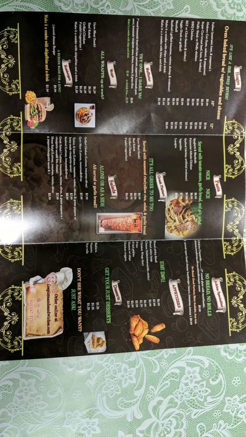 Menu 3