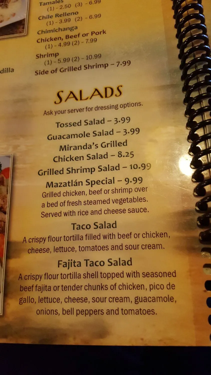 Menu 2