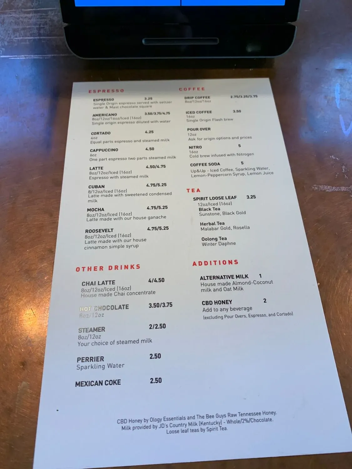 Menu 3