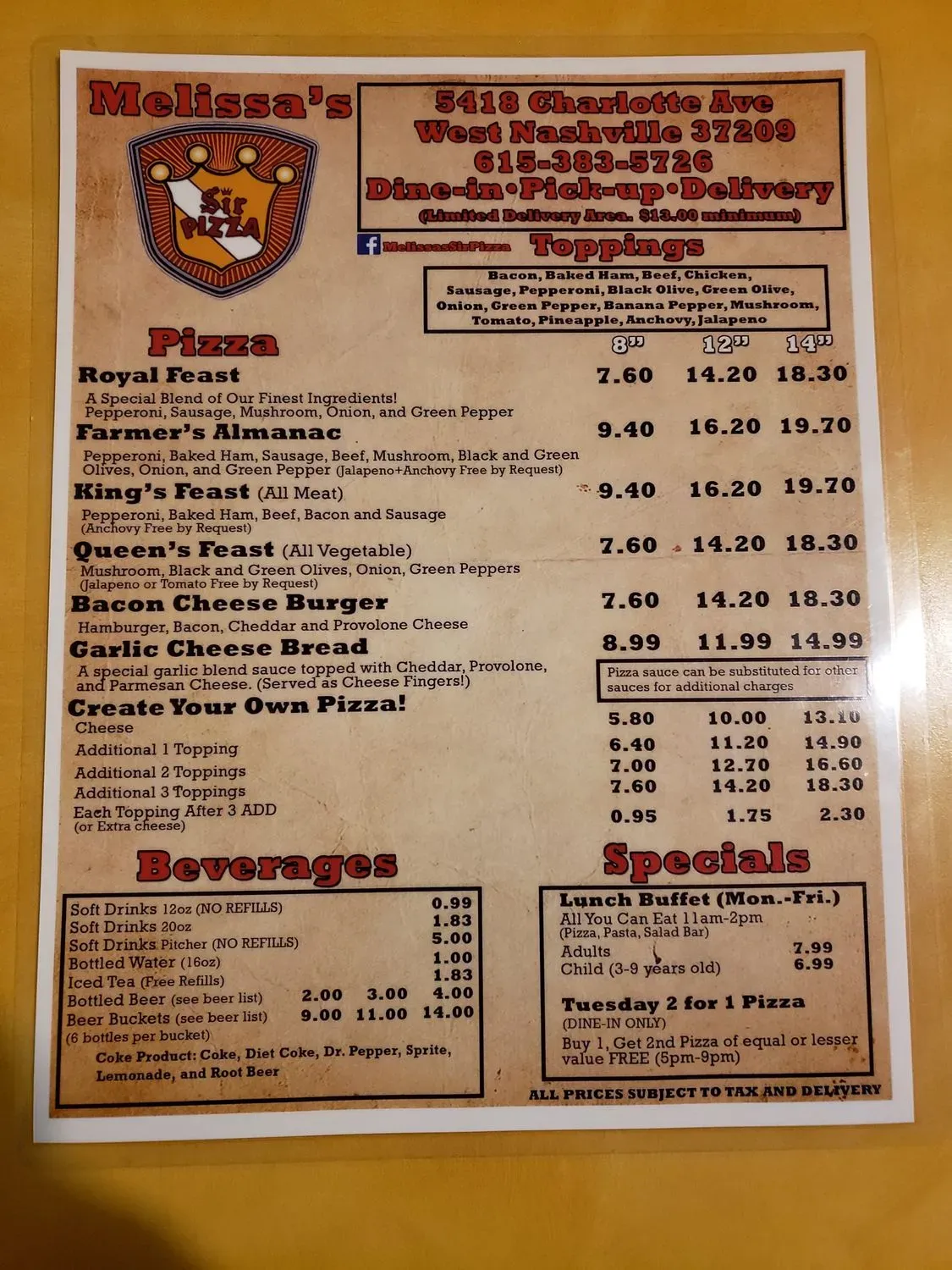 Menu 2