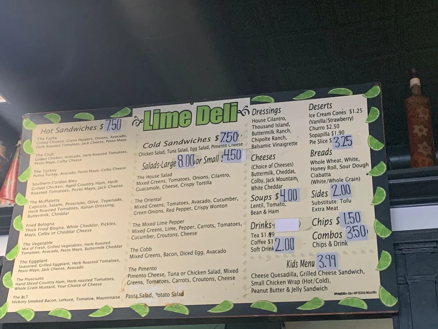 Menu 3