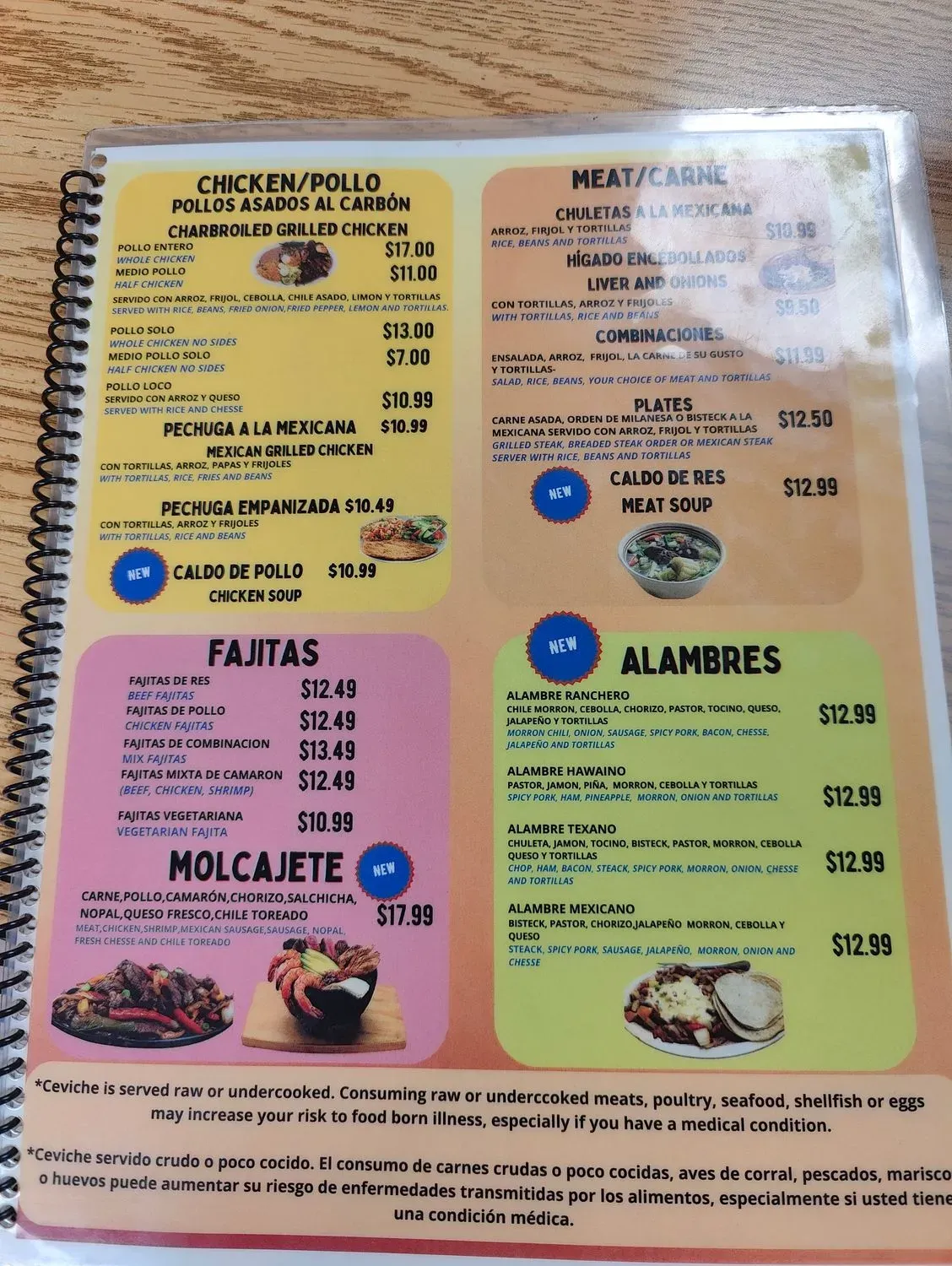 Menu 4