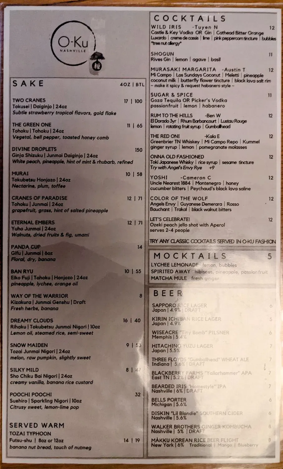 Menu 3