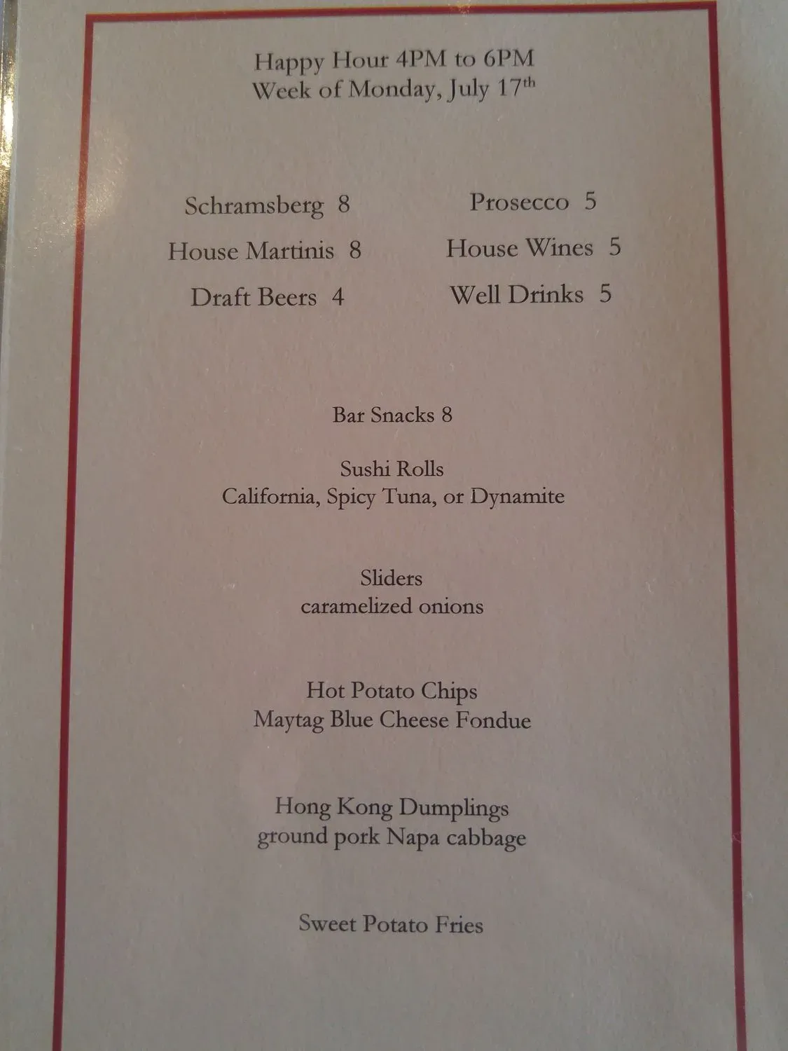 Menu 3