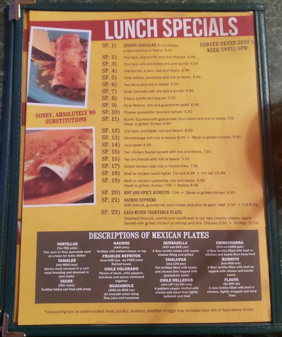 Menu 4