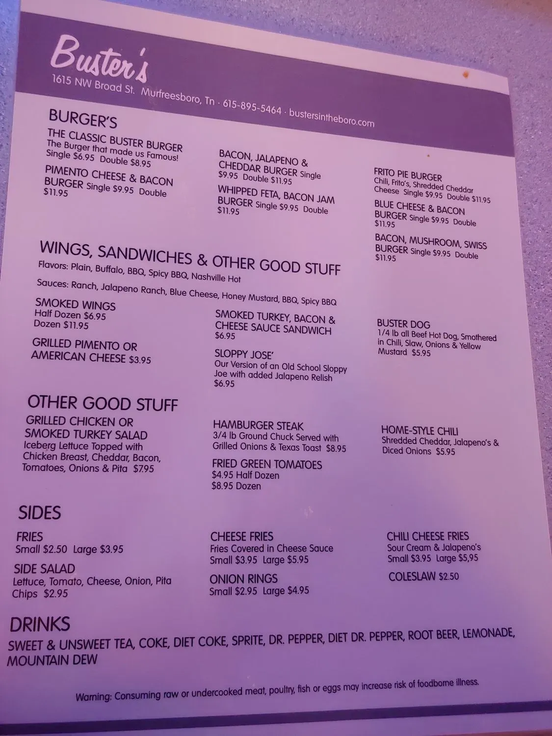 Menu 6