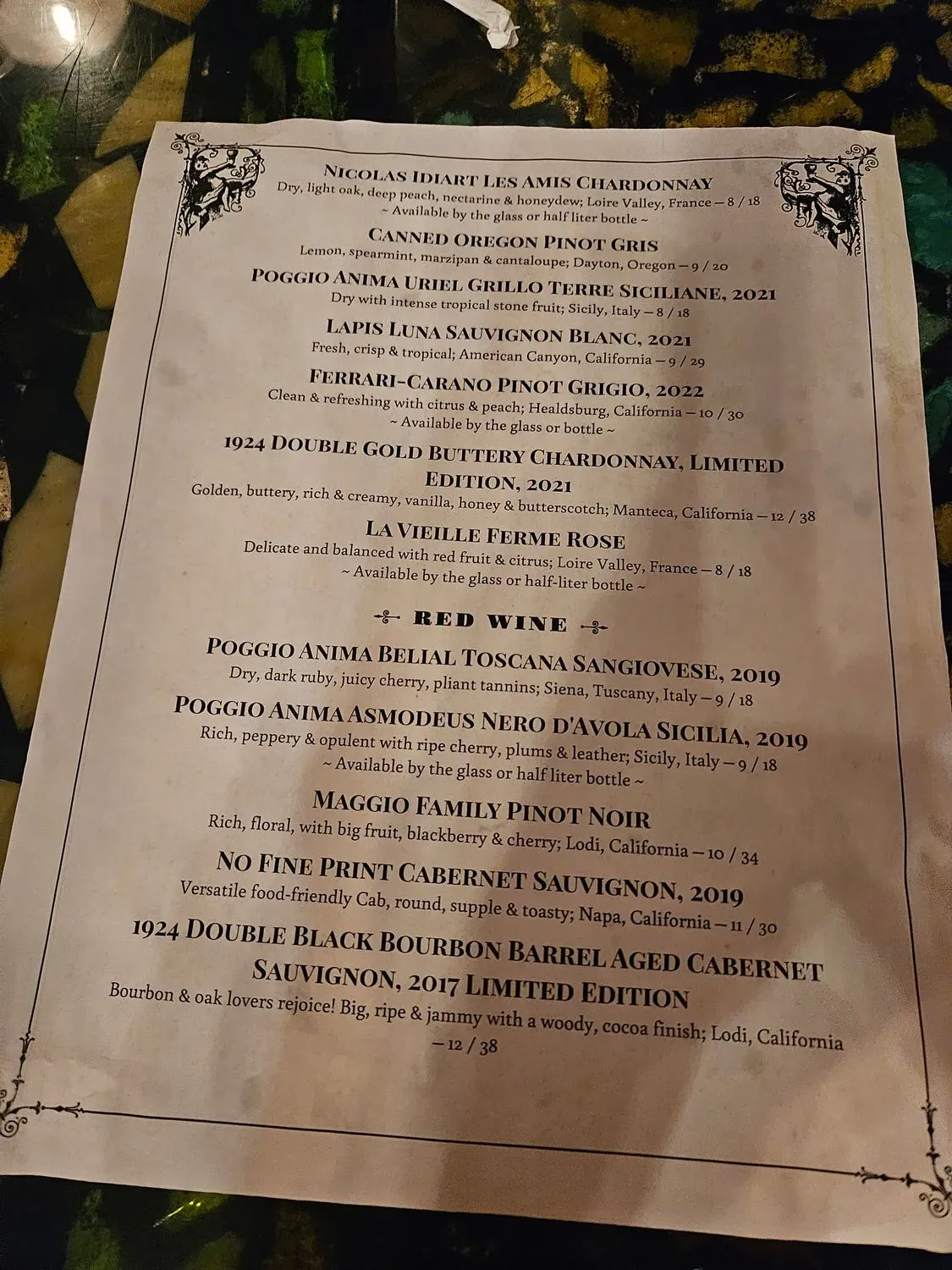 Menu 3