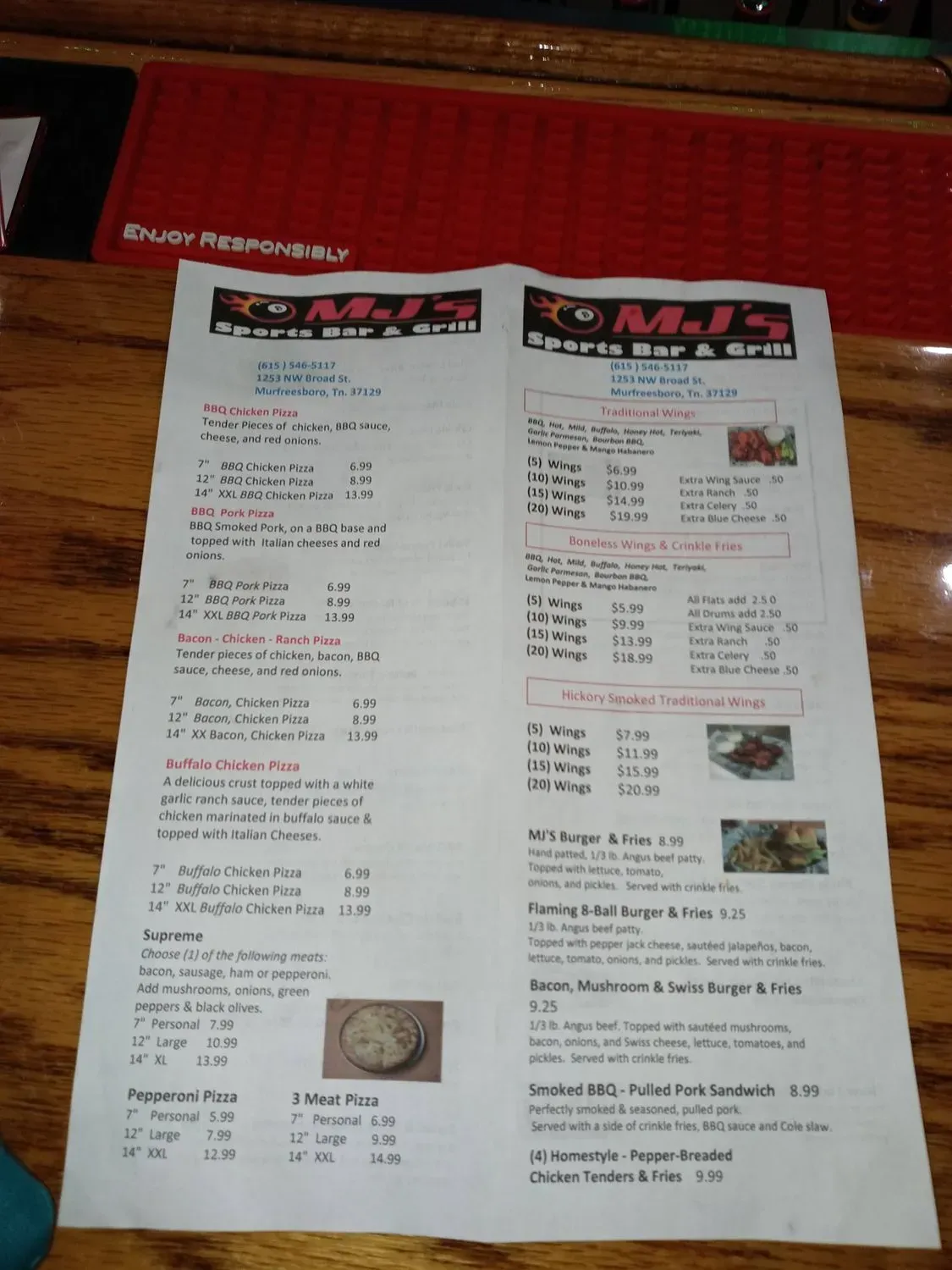 Menu 2