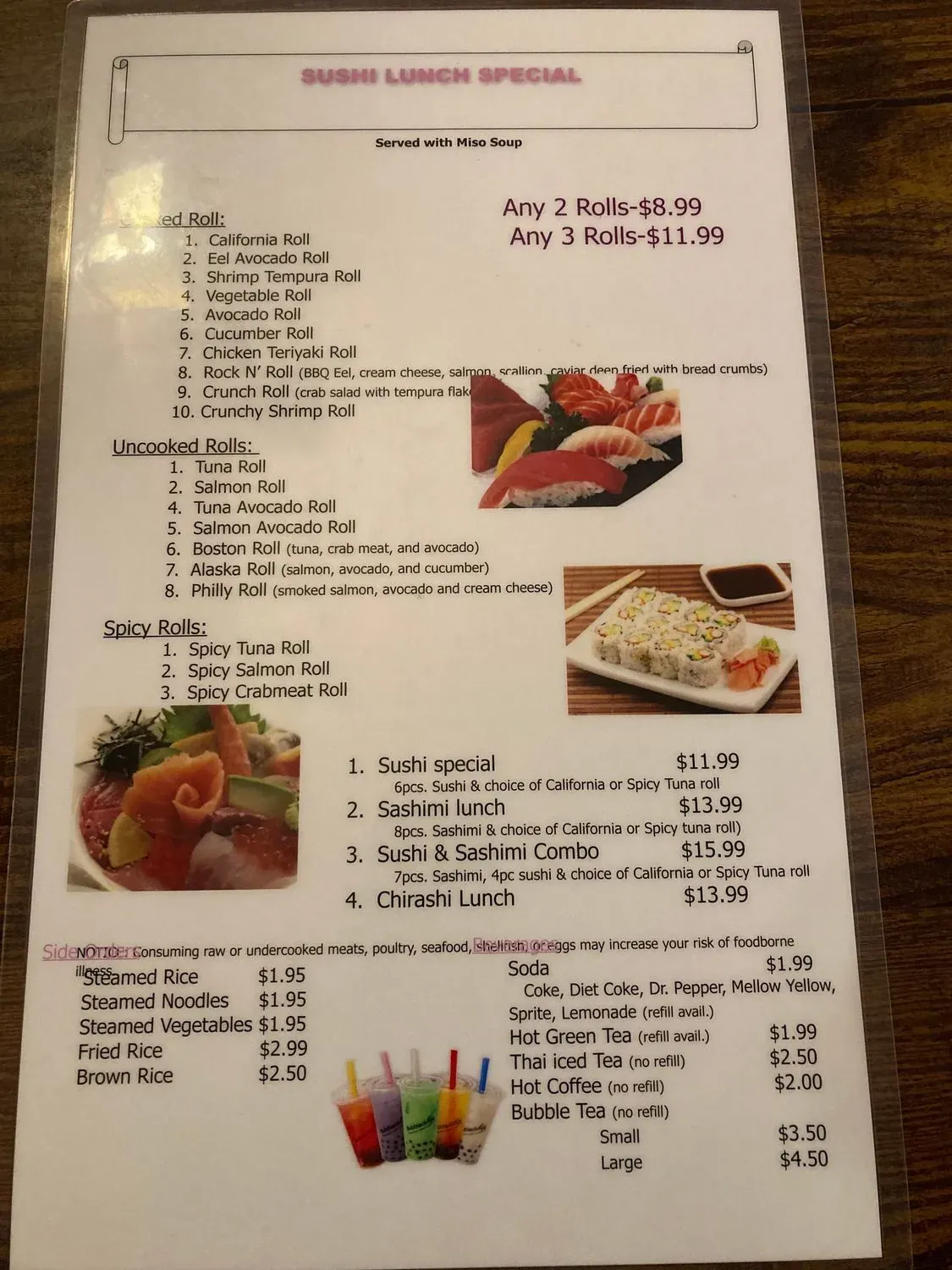 Menu 3