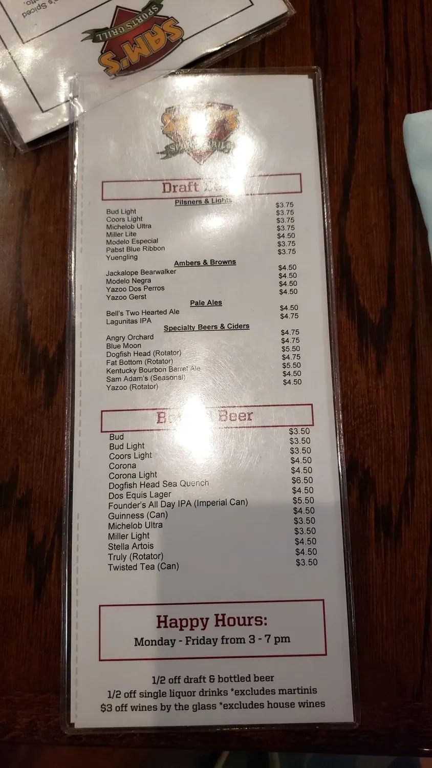 Menu 6