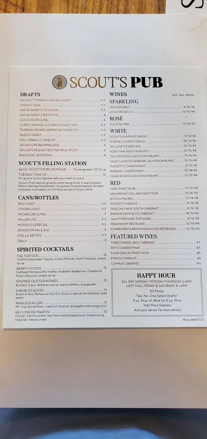 Menu 4