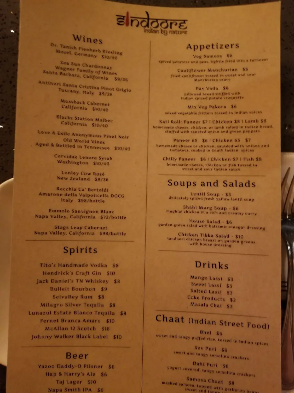 Menu 4