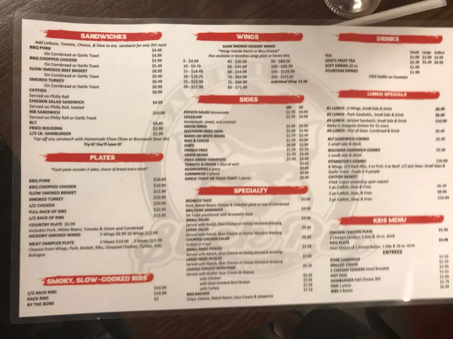 Menu 5