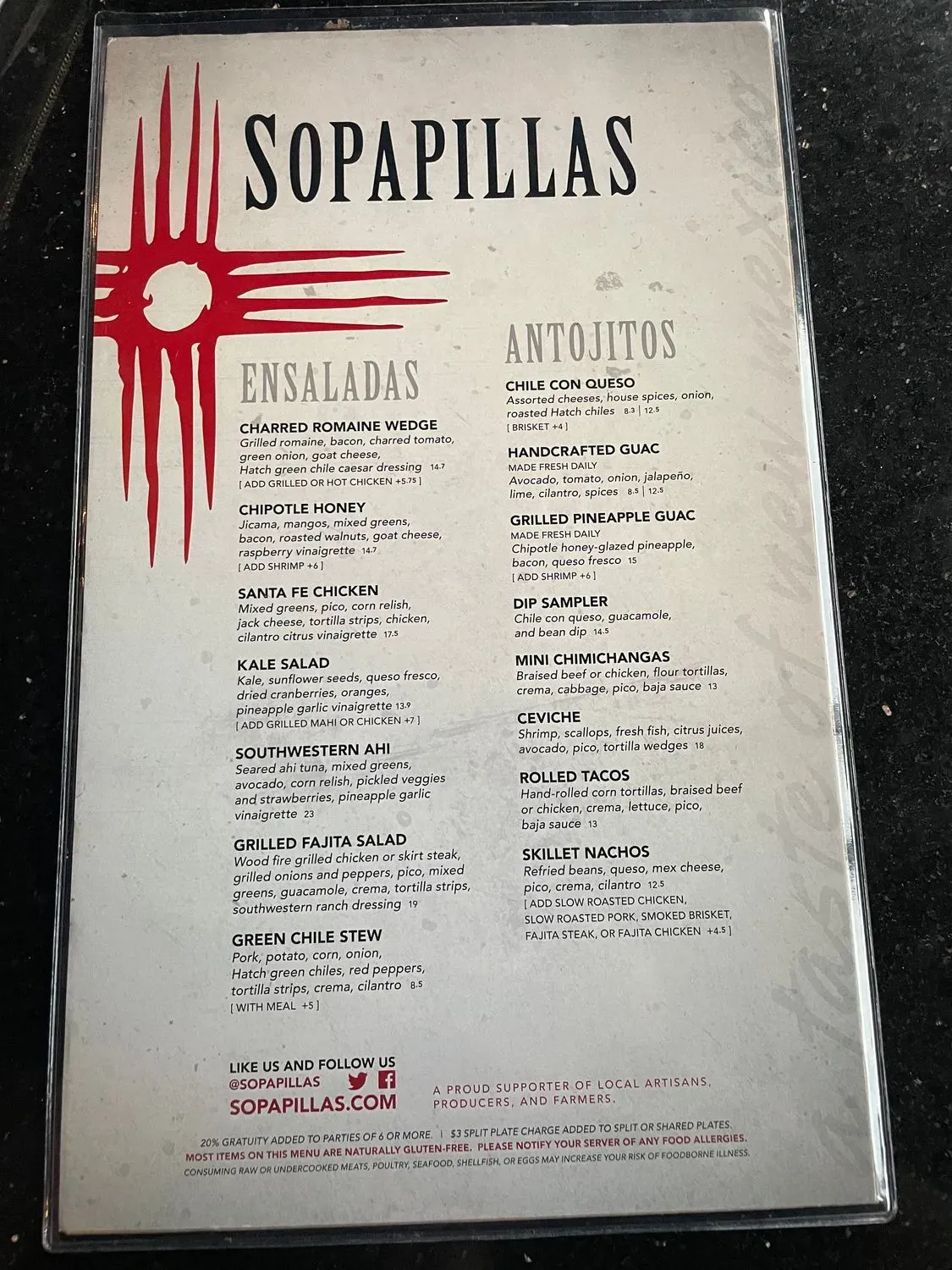 Menu 6