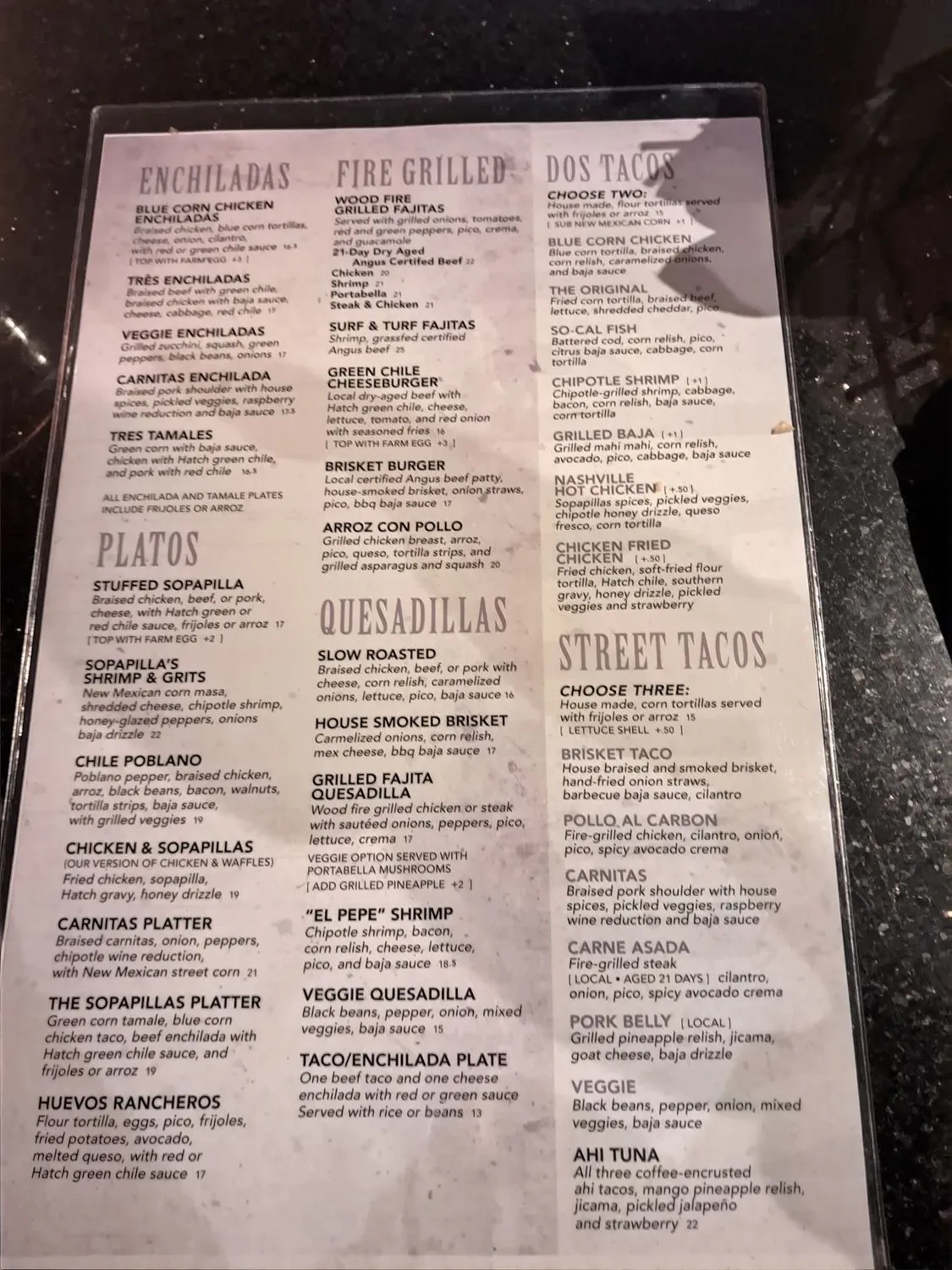 Menu 2