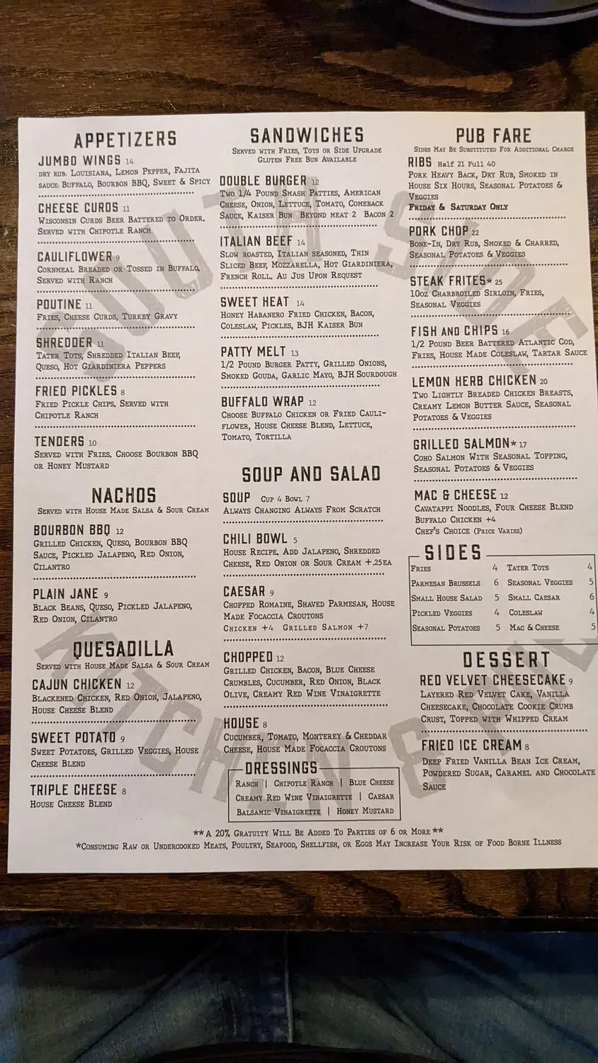 Menu 4