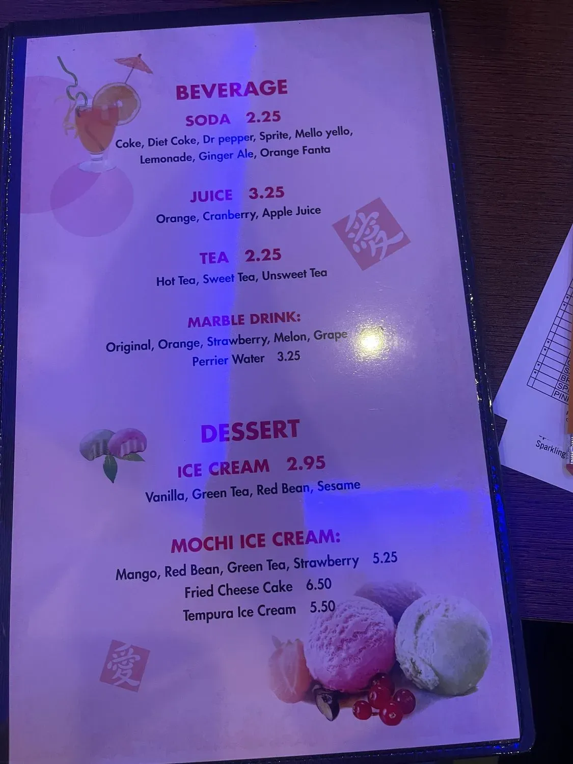 Menu 6