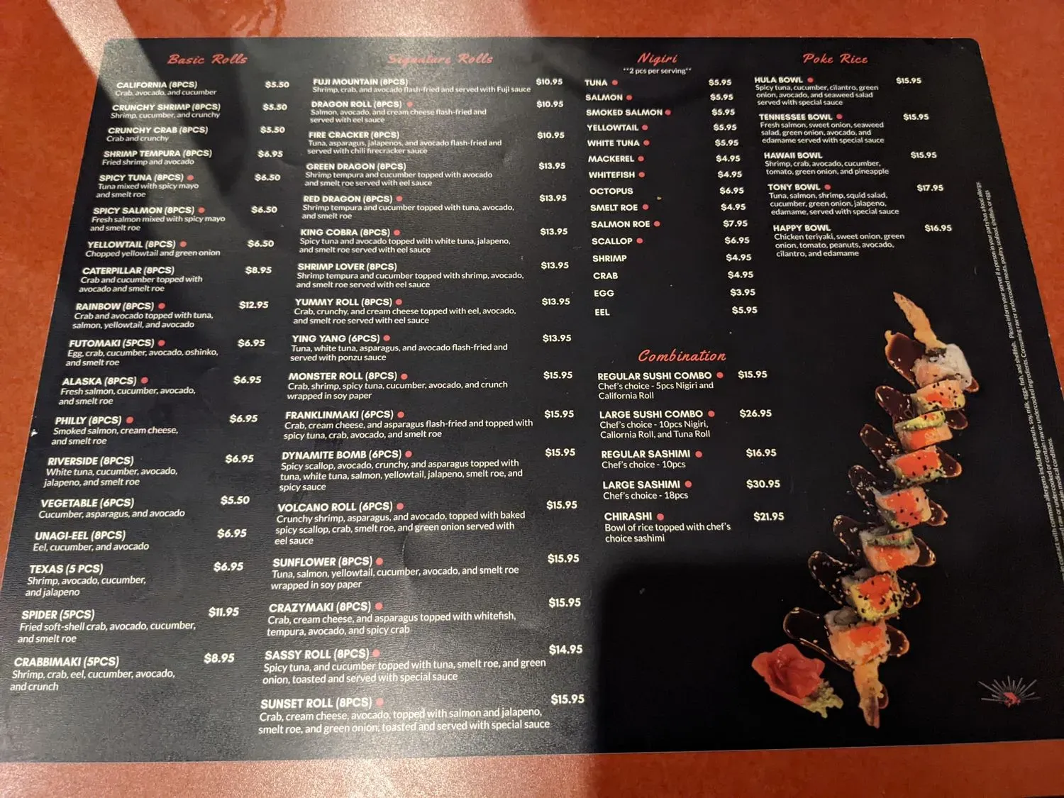 Menu 6