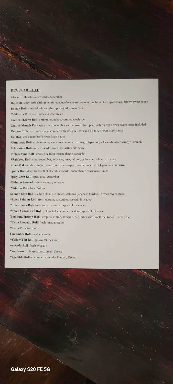 Menu 2