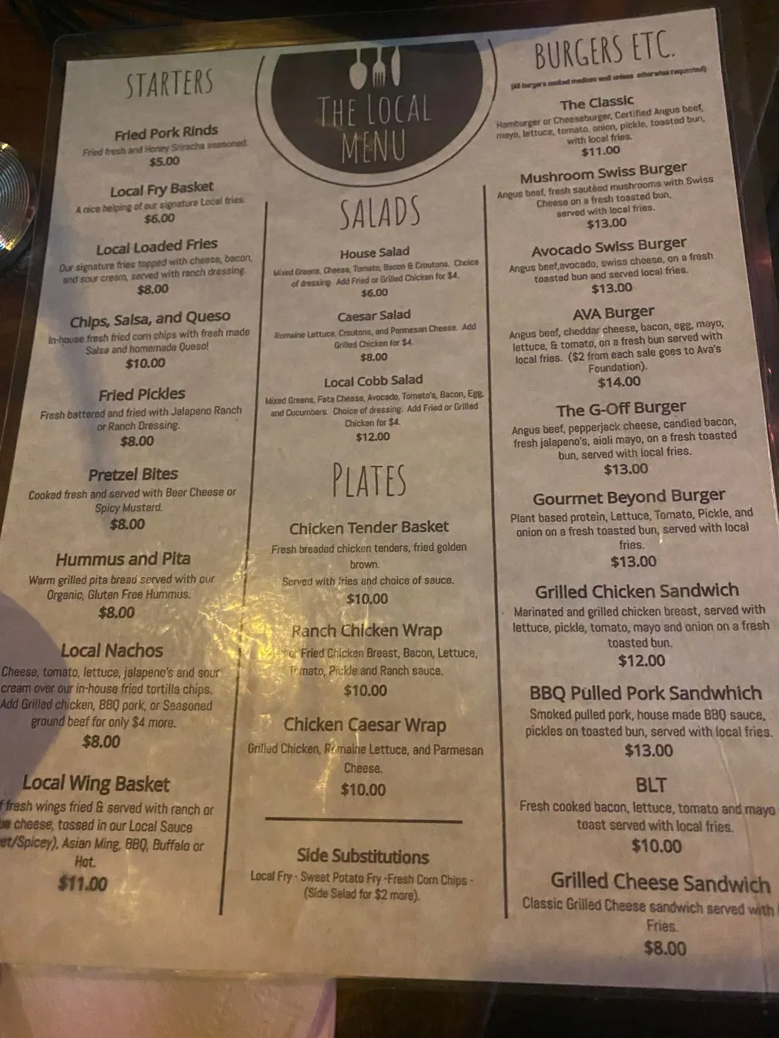 Menu 4