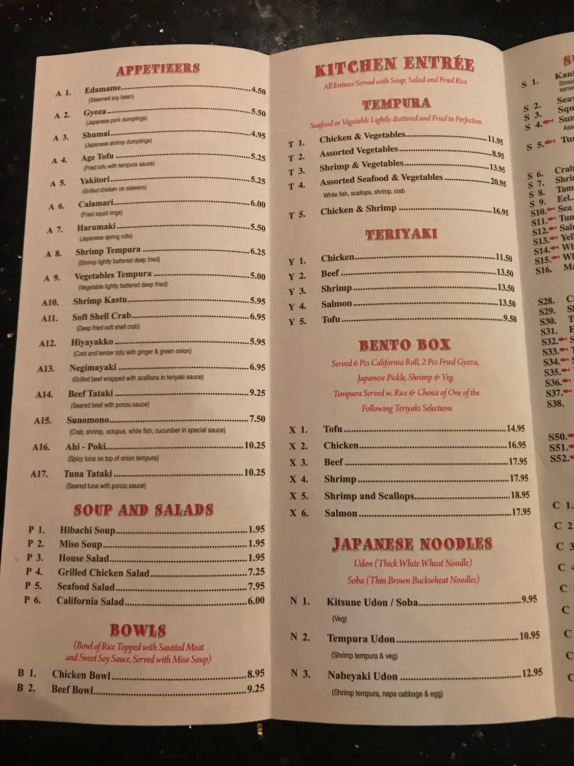 Menu 4