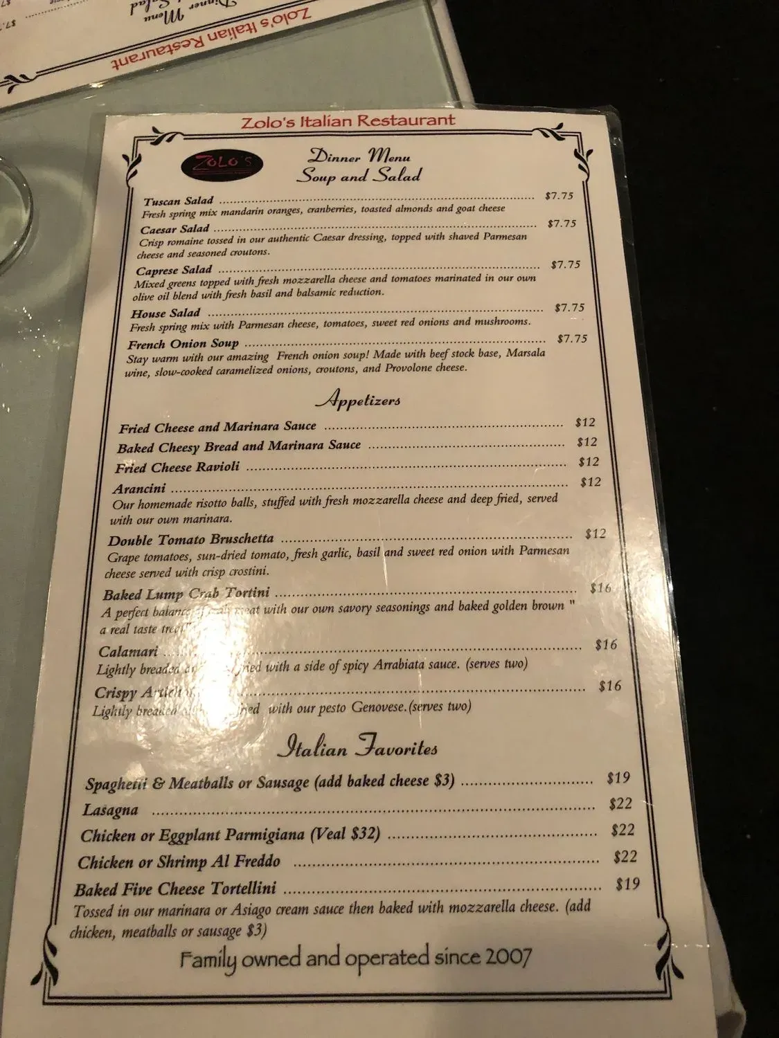 Menu 3