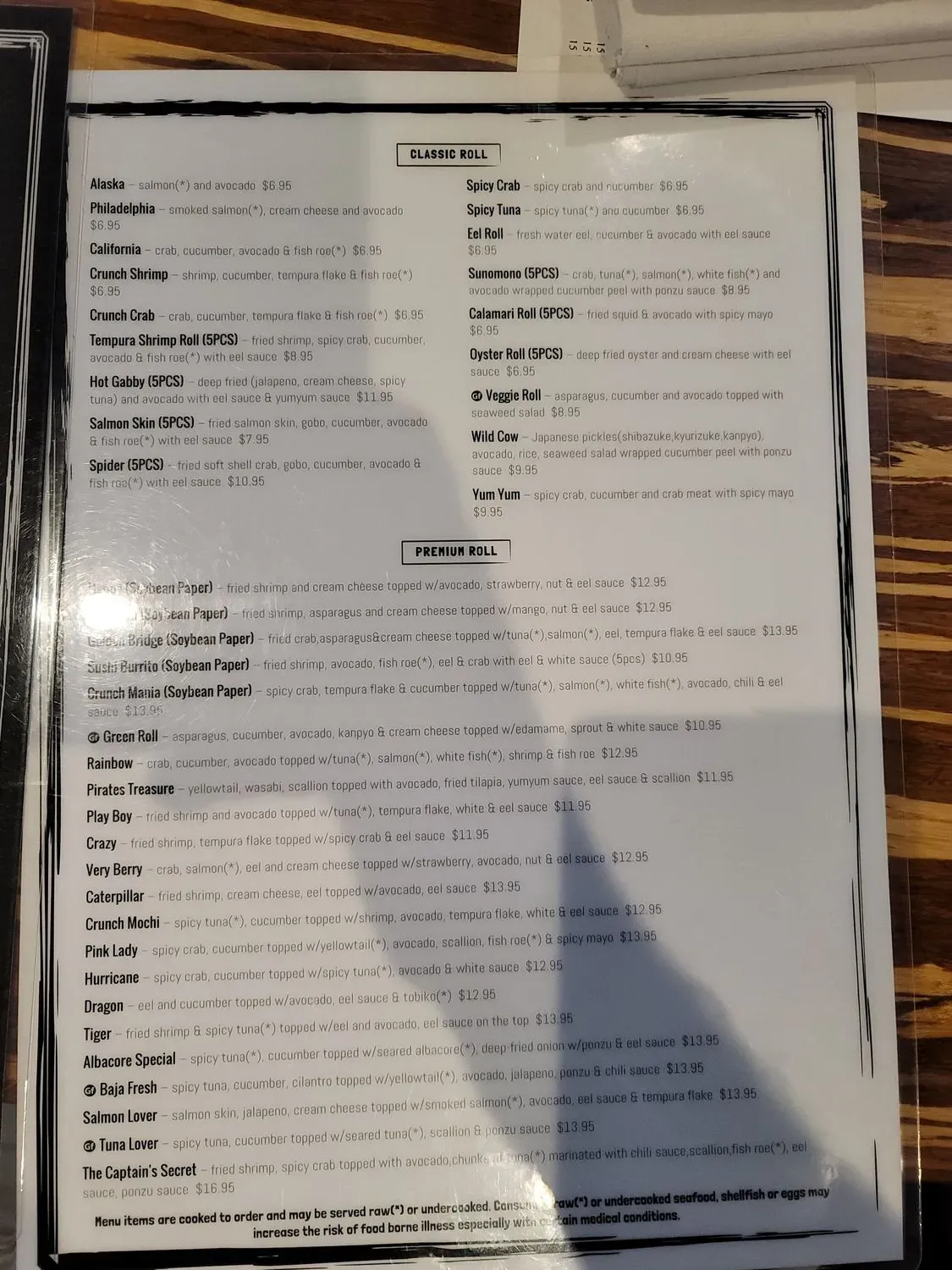 Menu 6