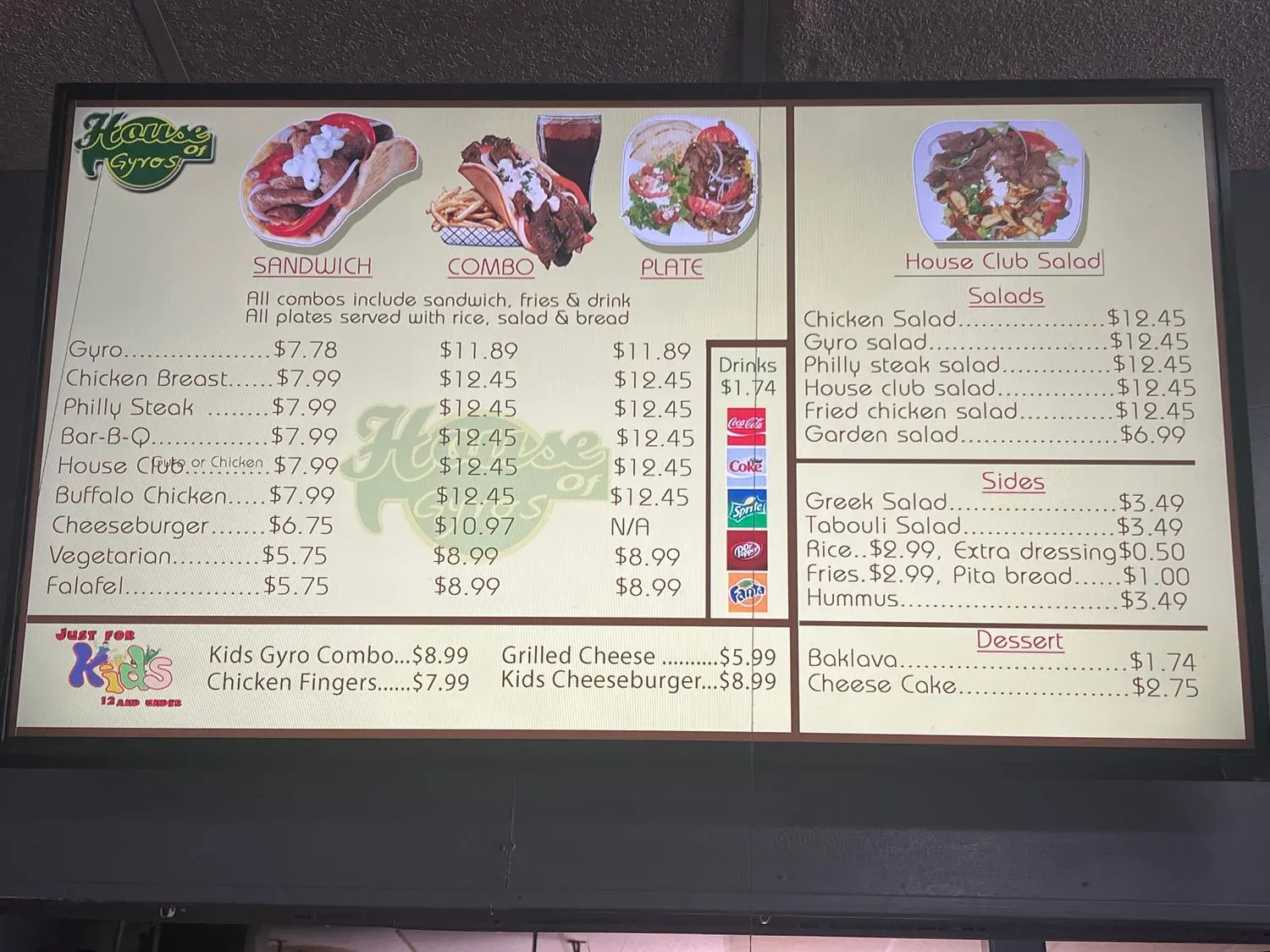 Menu 4