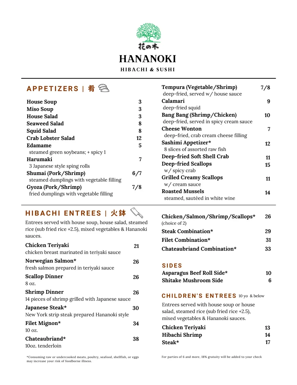 Menu 2