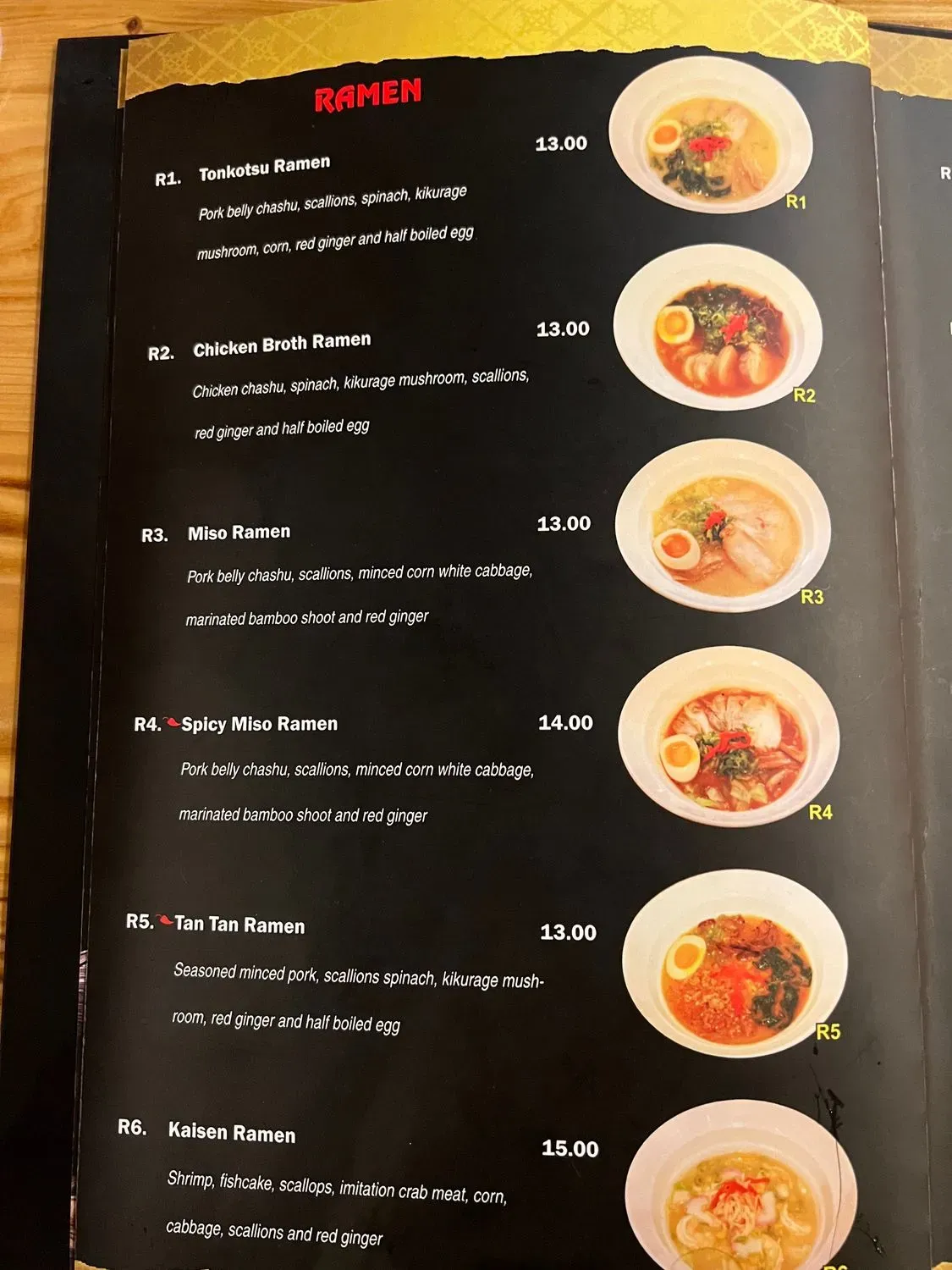 Menu 6