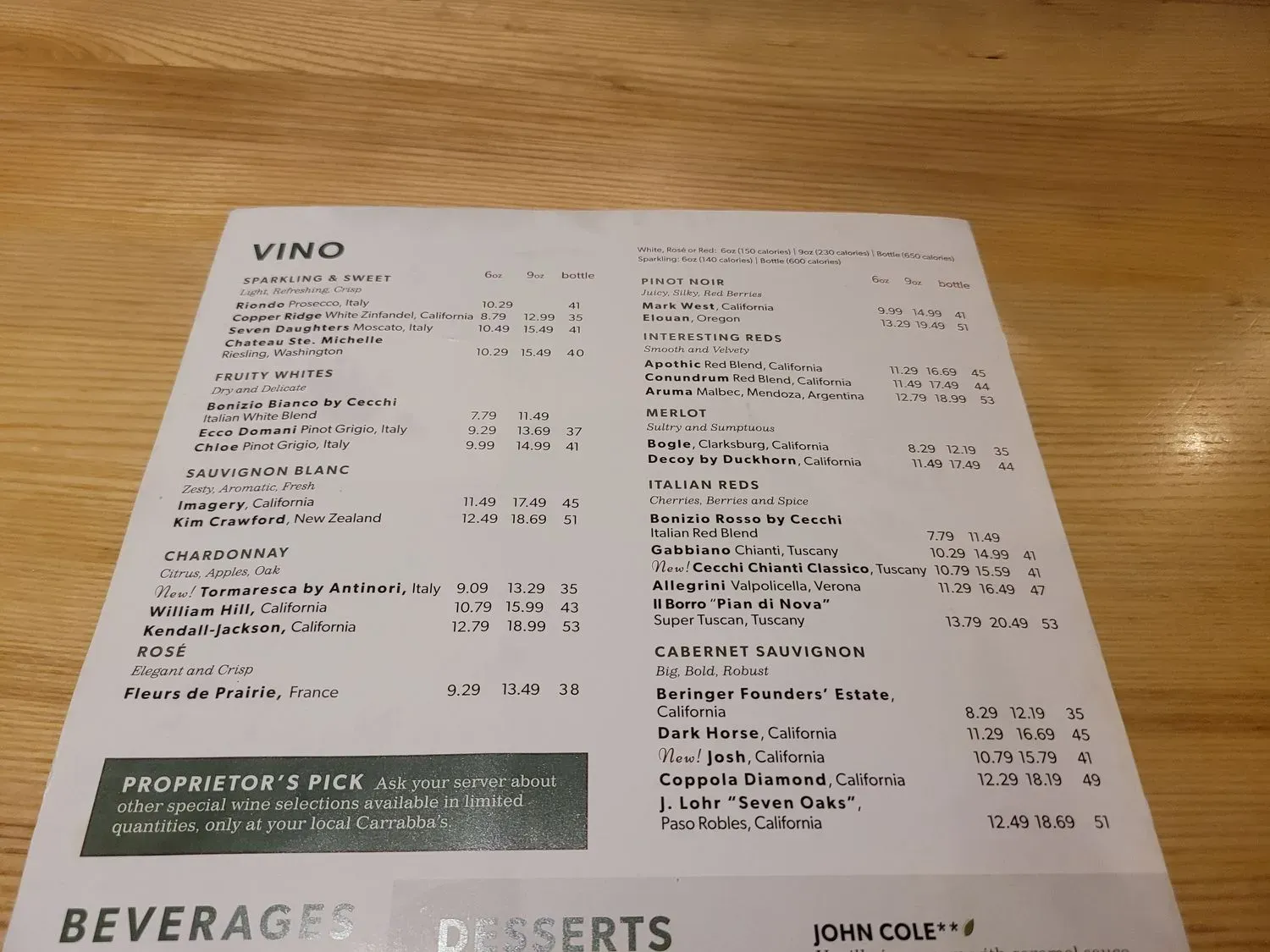 Menu 2