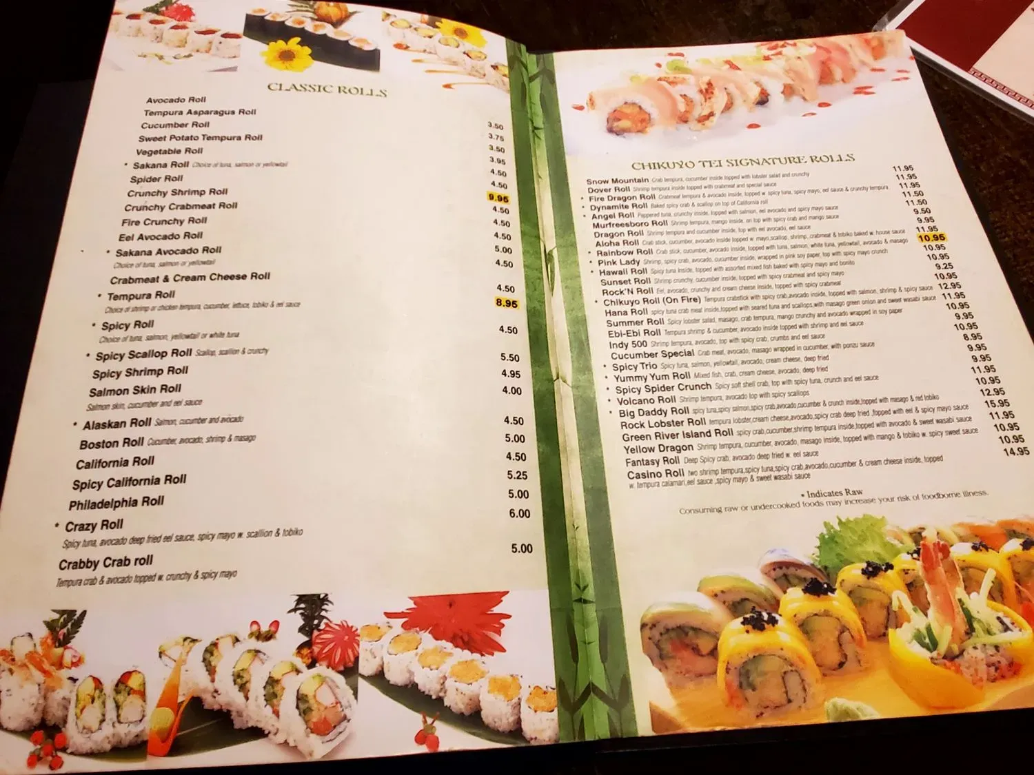 Menu 3