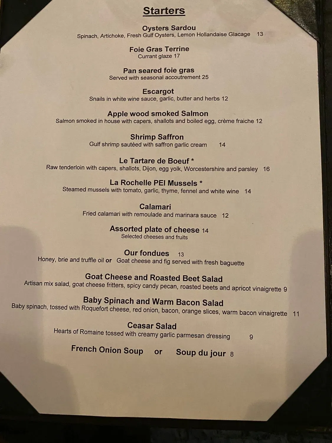 Menu 4