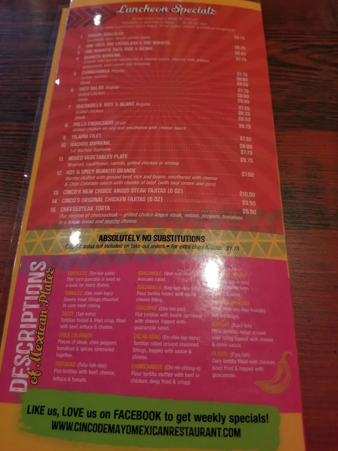 Menu 6