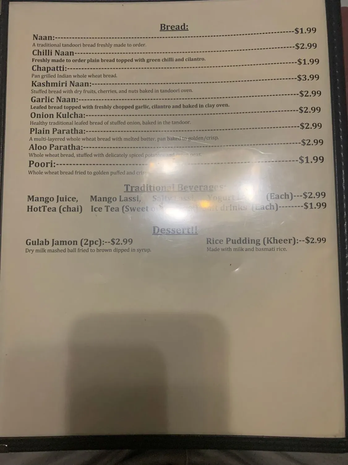 Menu 5