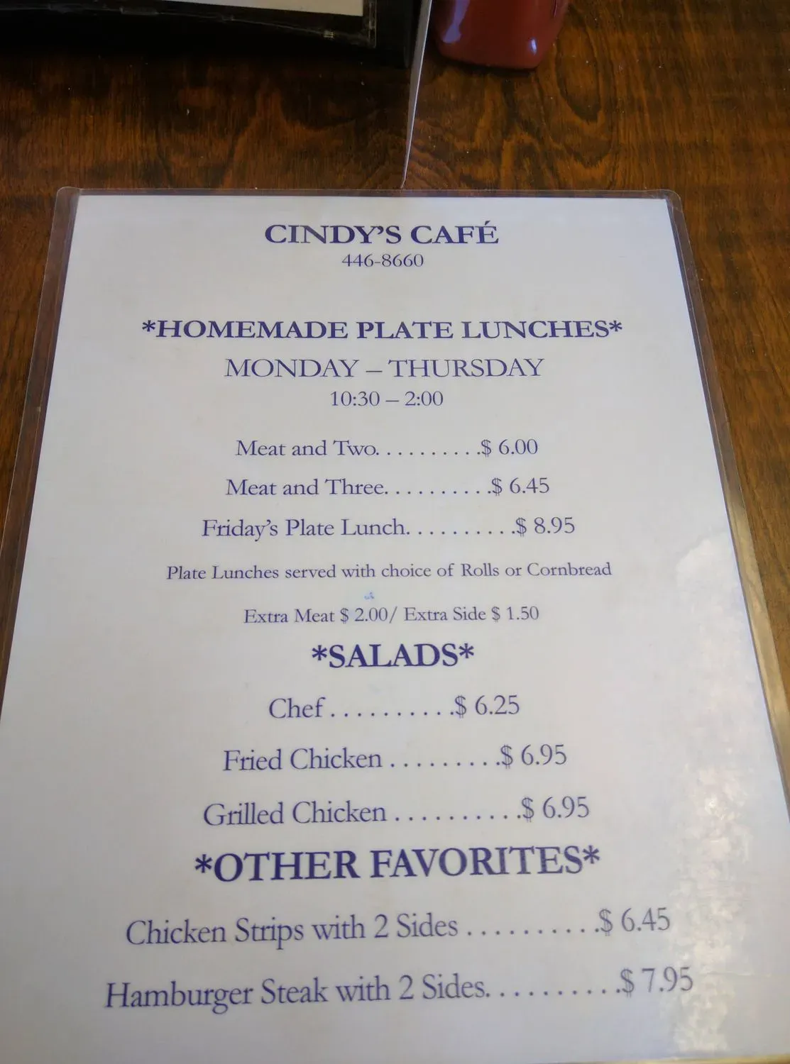 Menu 3