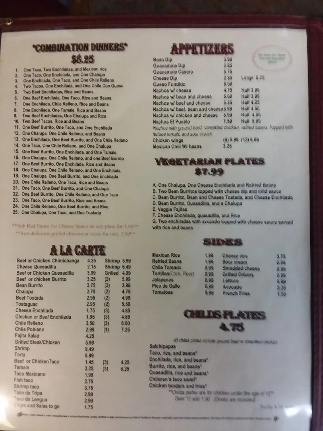 Menu 2