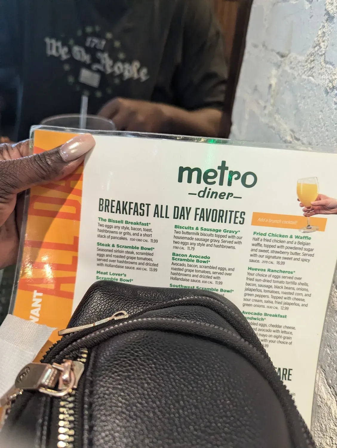 Metro Diner Menu - Updated November 2025