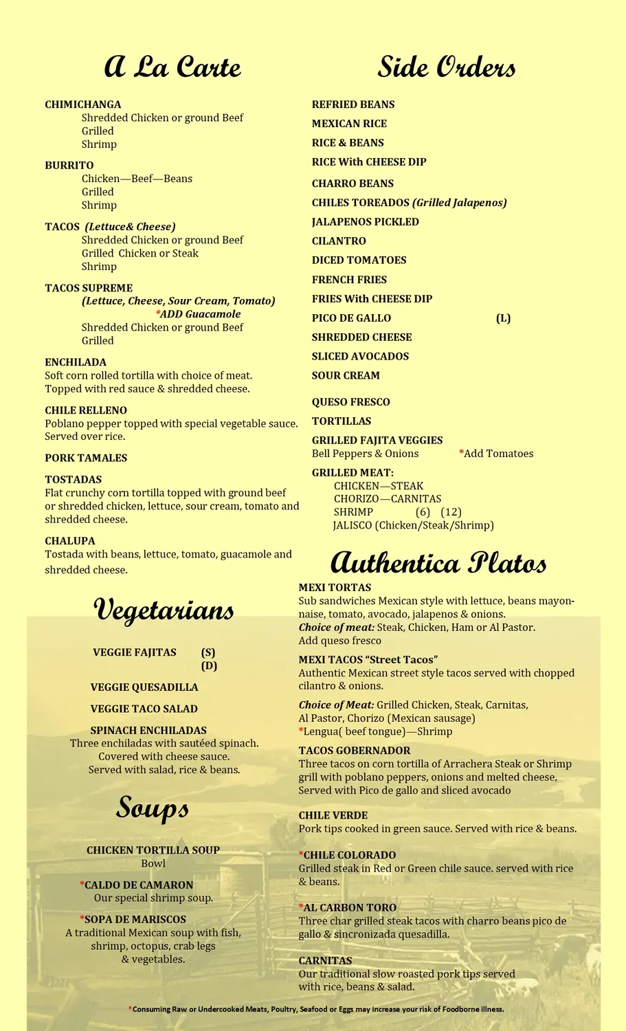 Menu 6