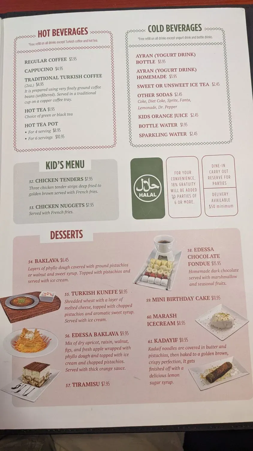 Menu 6