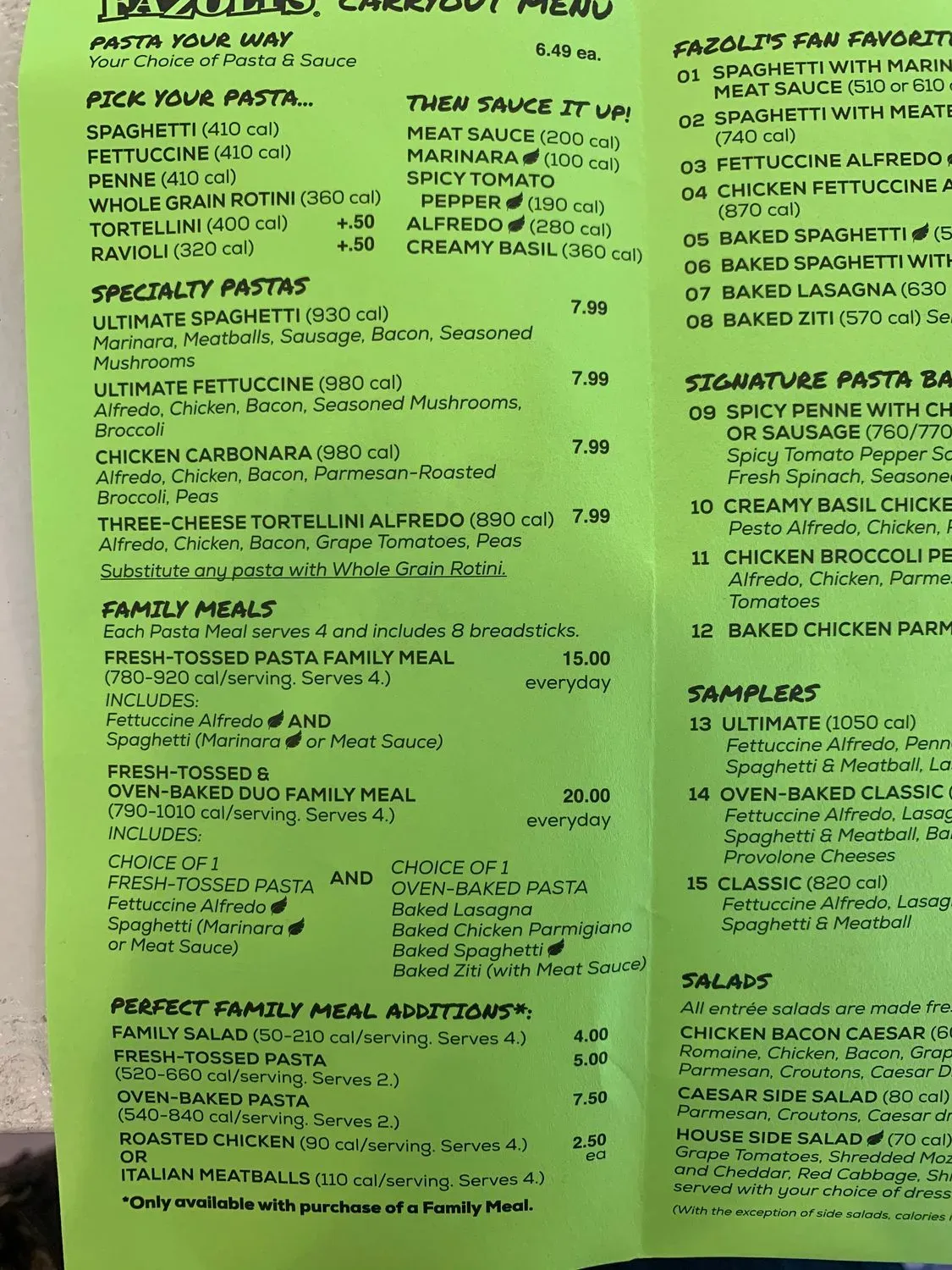 Menu 2