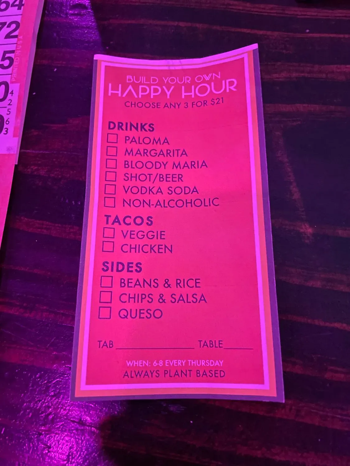 Menu 6