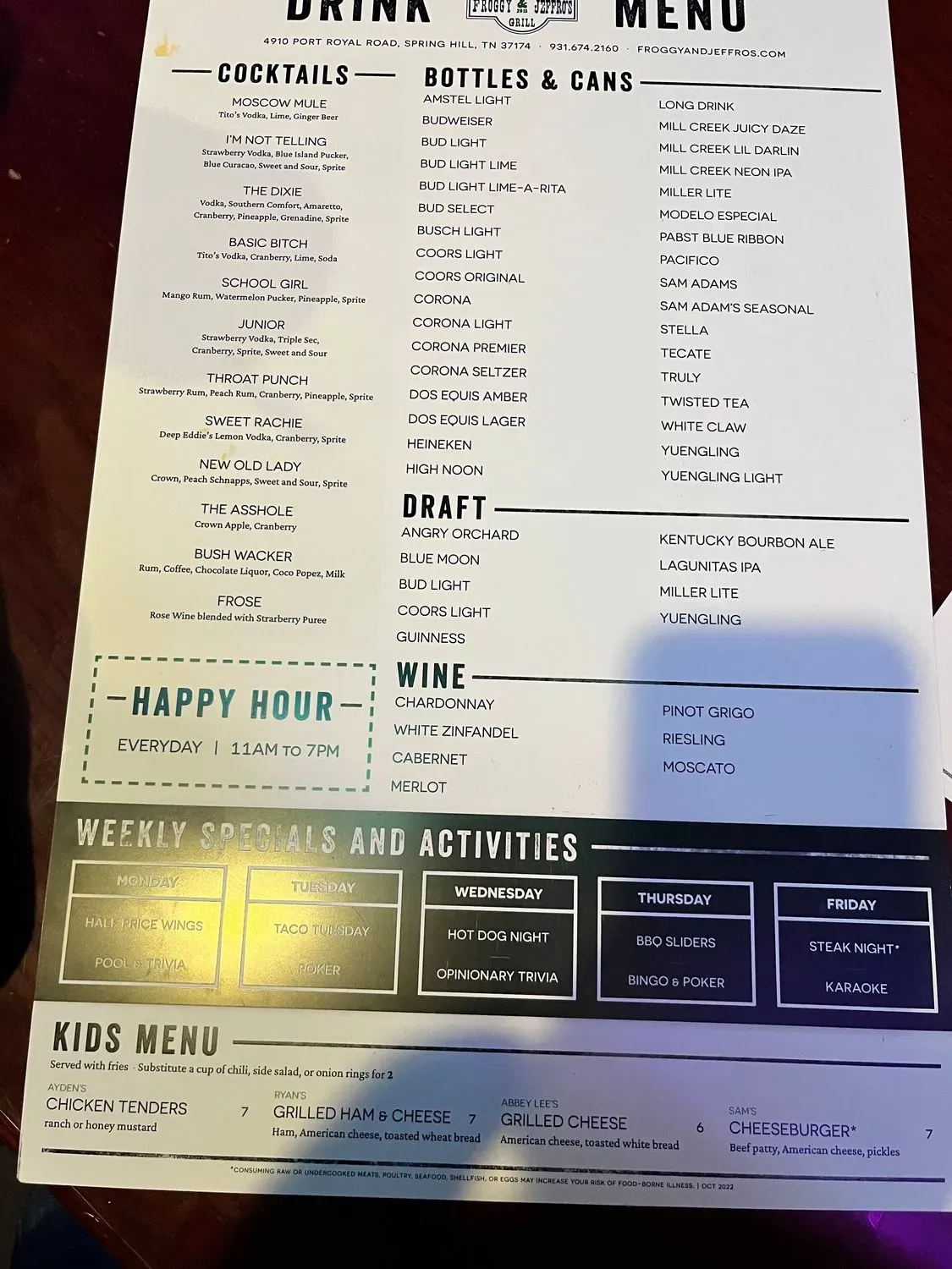 Menu 2