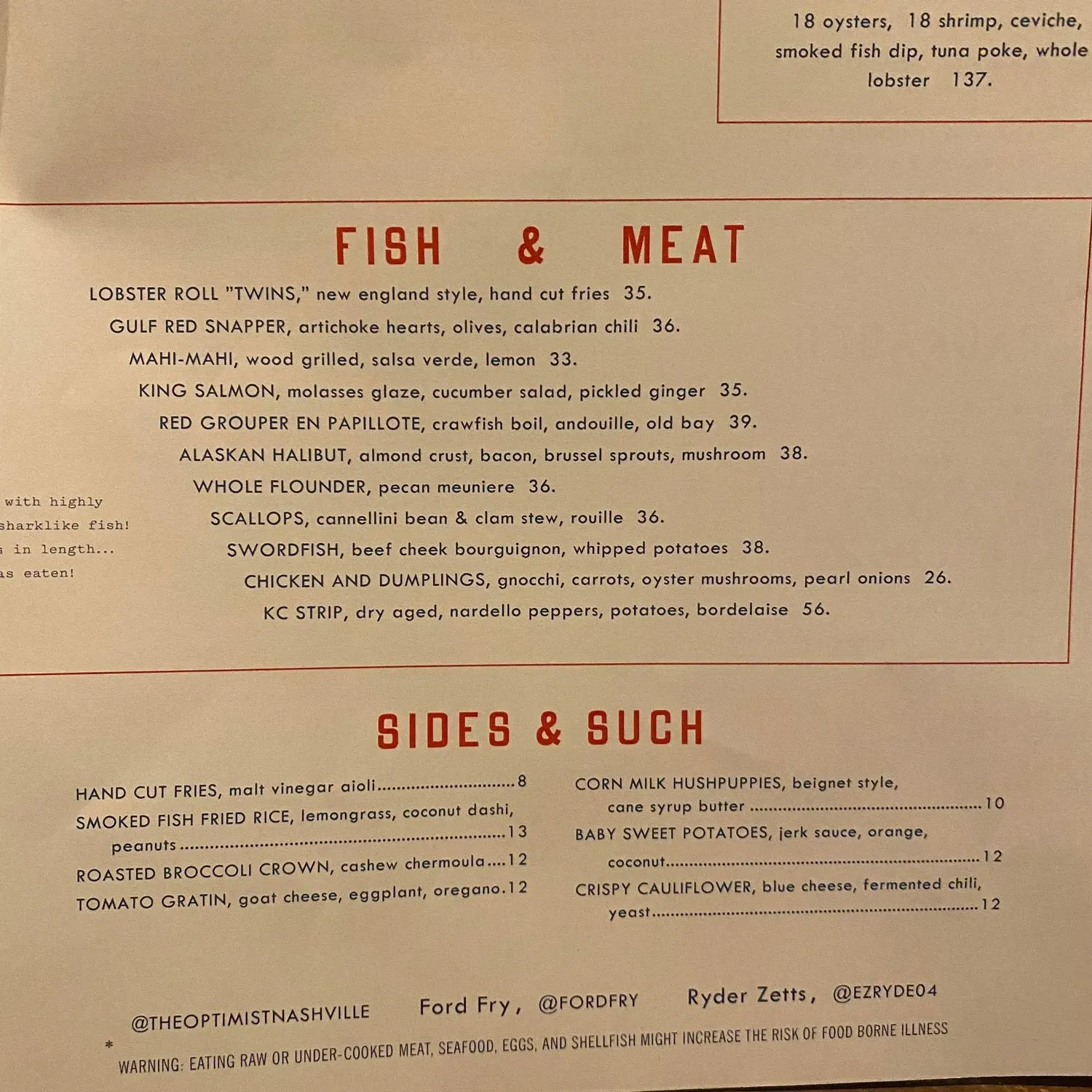 Menu 6