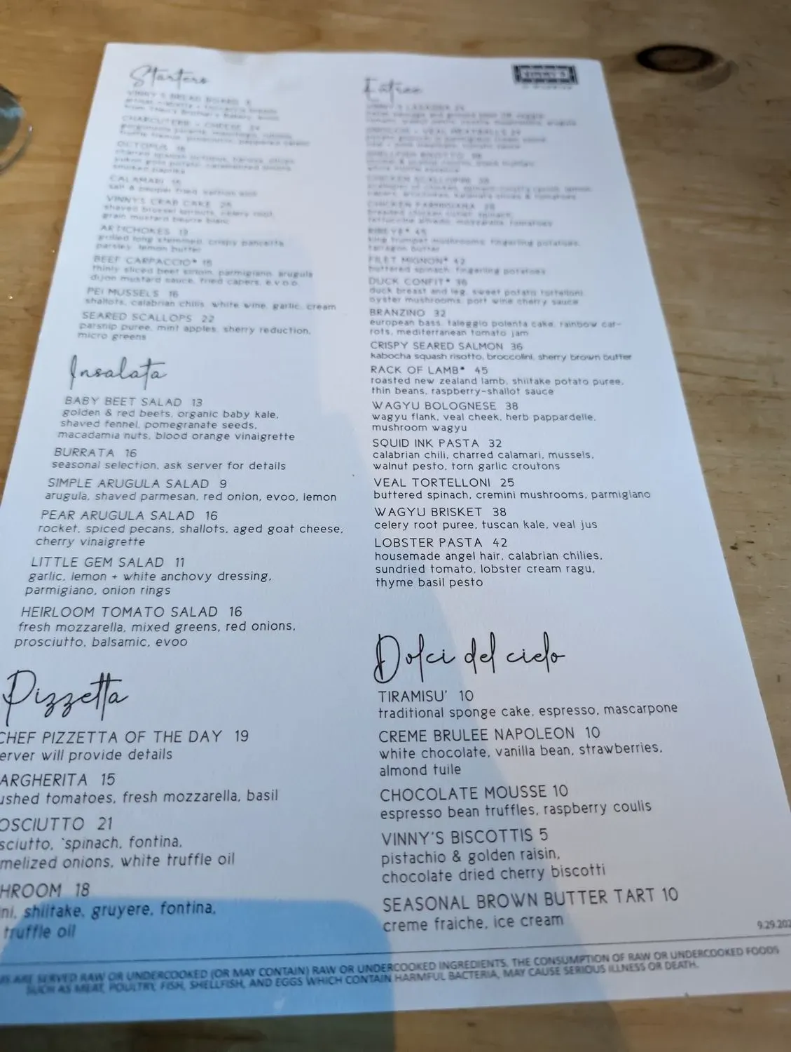 Menu 4