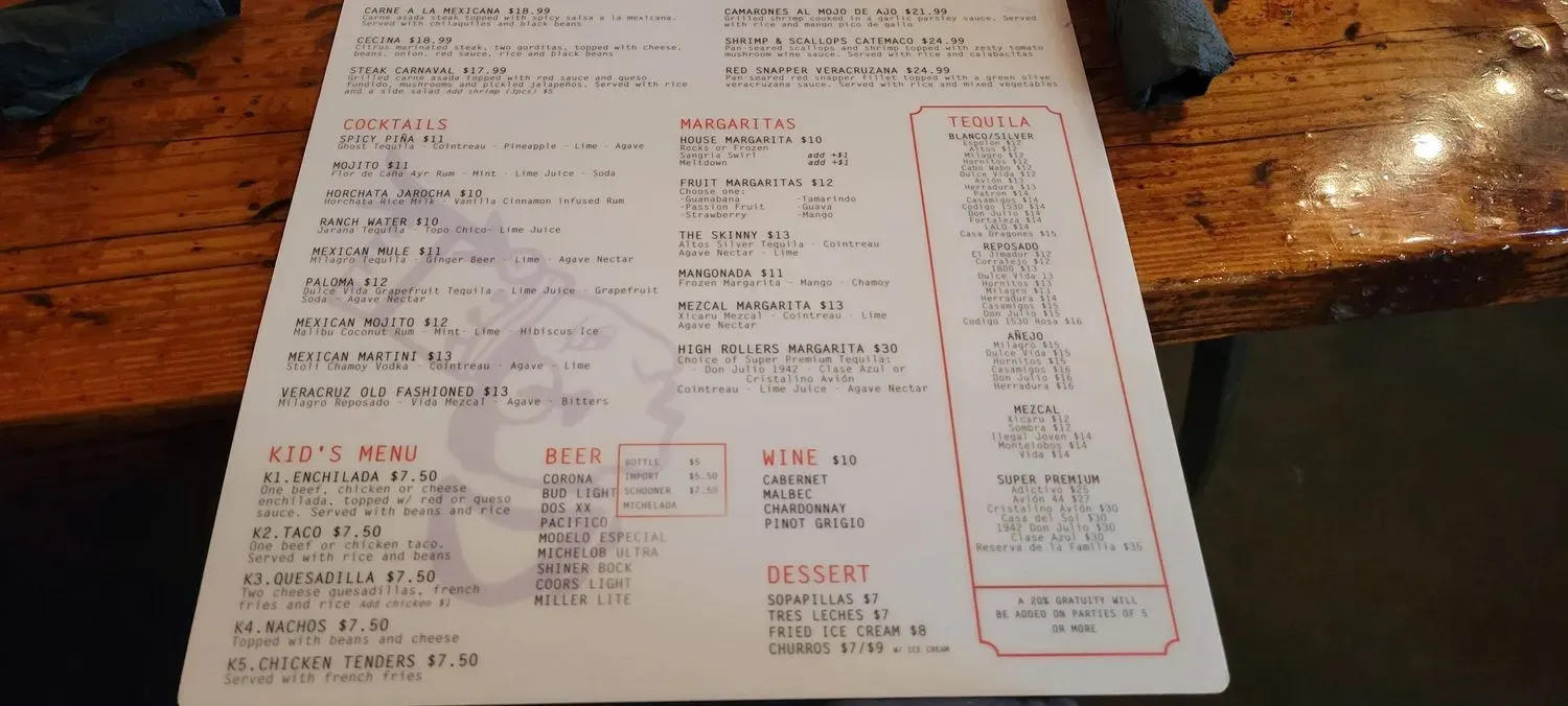 Menu 2